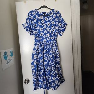 Blue flower dress